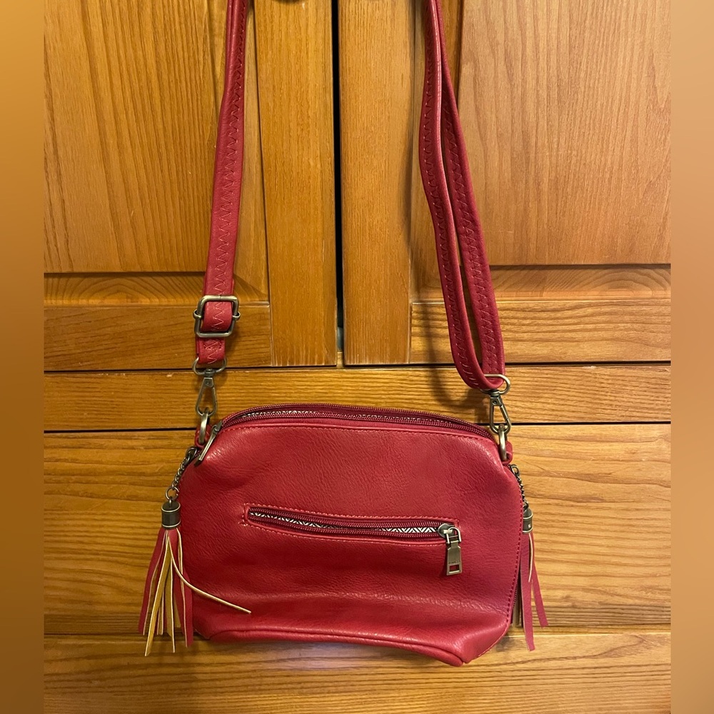 Red purse, never used